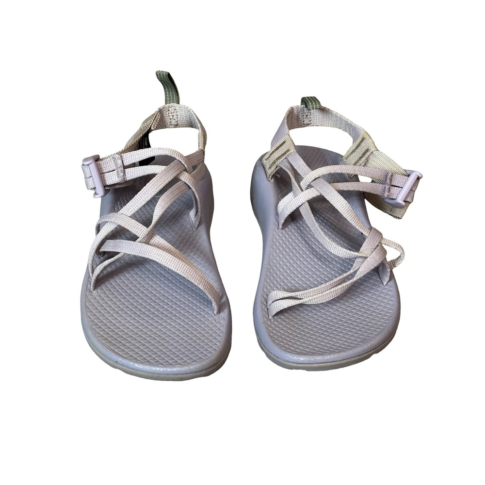 Chaco Kids Z/2 Ecotread Sandals Size 3 Lavender Purple Double Strap Toe Loop